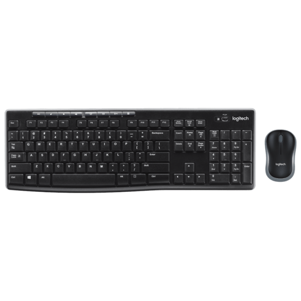 Клавиатура Logitech MK 270 Черный Для дома и офиса, Беспроводные photo 1
