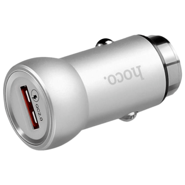 Încărcător auto Hoco Z4 (12 W) Silver 2.1 A / Silver photo 1