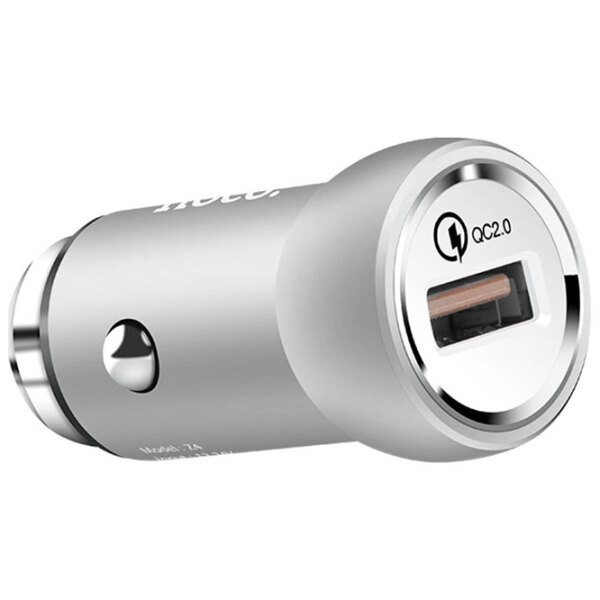 Încărcător auto Hoco Z4 (12 W) Silver 2.1 A / Silver photo 2