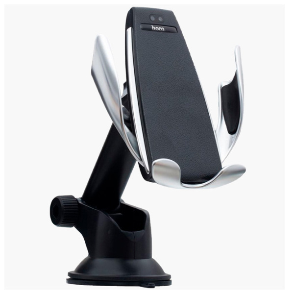 Încărcător auto Hoco CA34 Wireless Silver  photo 2