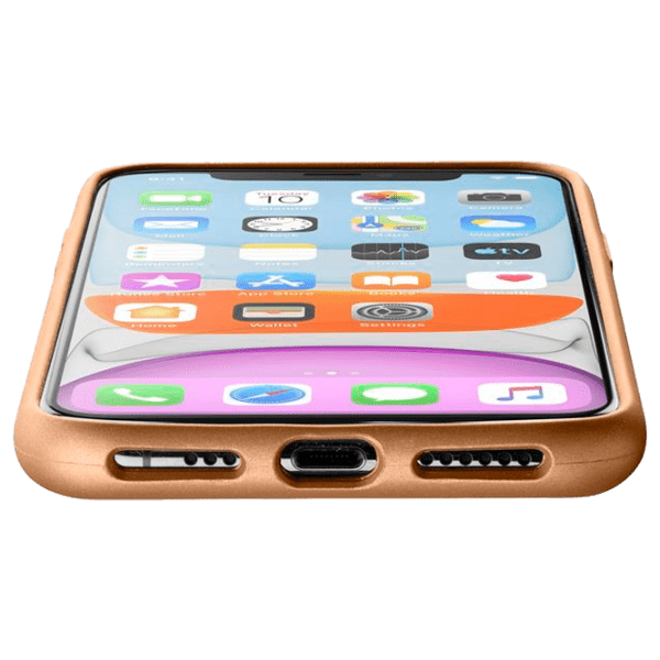 Husă pentru smartphone Apple iPhone 11 (Sensation) Bronze Brown Cellularline, TPU, Back photo 3