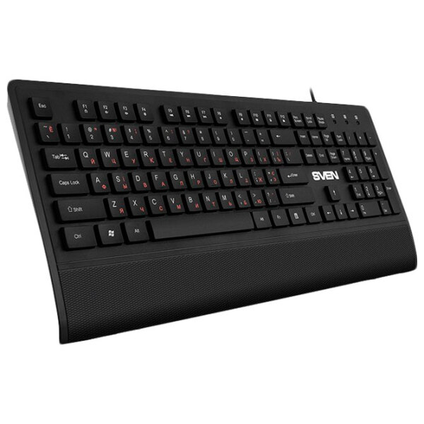 Tastatură Sven KB-E5500 Black Home and Office, Cu fir photo 2