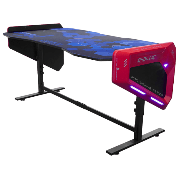 Masa Gaming E-Blue RGB Pro EGT003, Blue  photo 2