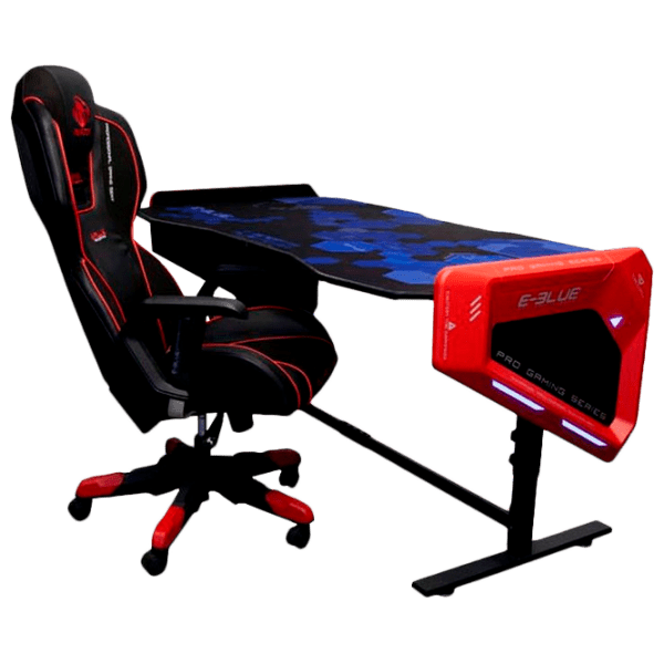 Masa Gaming E-Blue RGB Pro EGT003, Blue  photo 3