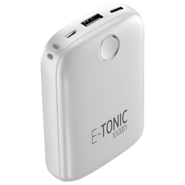 Power Bank 10000 мАч Cellularline E-Tonic Белый  photo 1