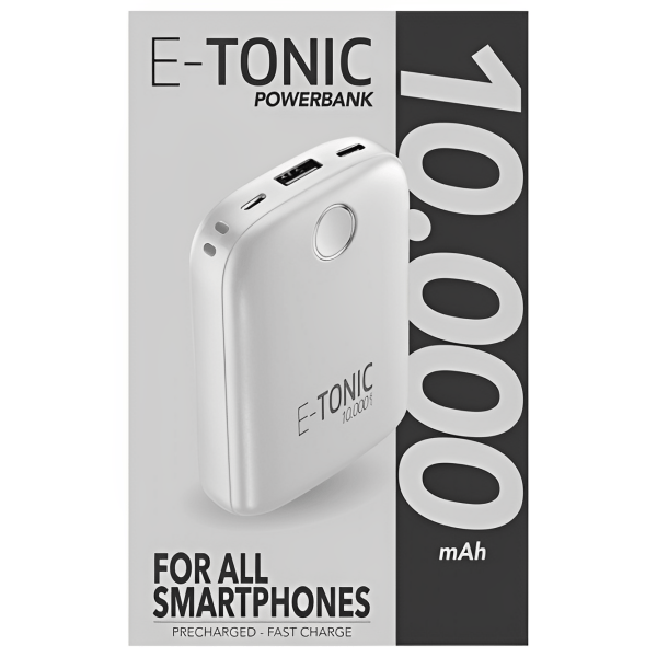 Power Bank 10000 мАч Cellularline E-Tonic Белый  photo 4