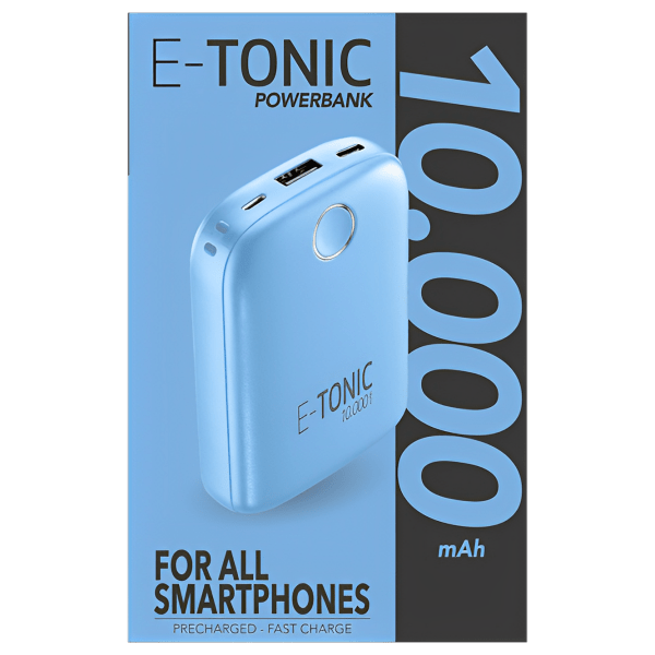 Power Bank 10000 мАч Cellularline E-Tonic Синий  photo 4