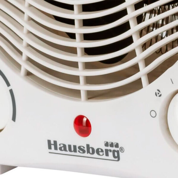 Тепловентилятор HAUSBERG HB-8501 W Белый 2000 Вт, Механическое photo 4