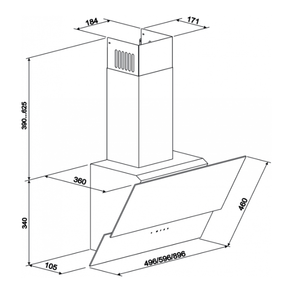 Hota Eleyus ELN S L 14 150 60 WH, White  photo 4