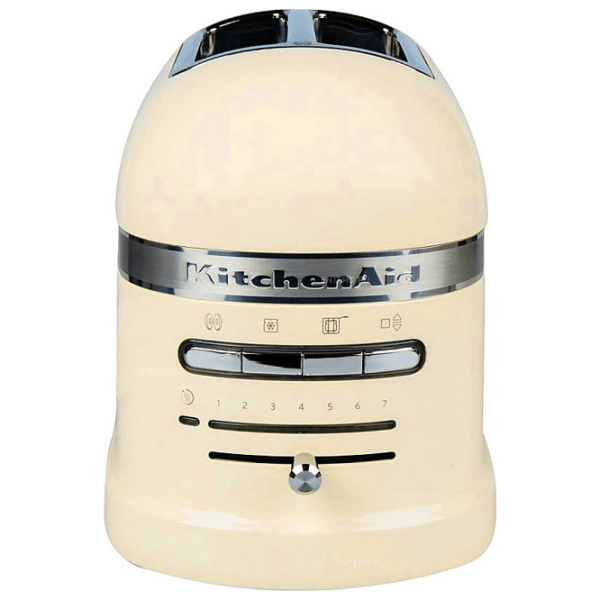Тостер KitchenAid 5KMT2204EAC Бежевый 1250 Вт, Количество степеней обжаривания: 7 photo 2
