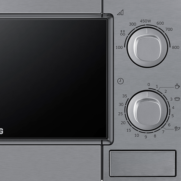Микроволновая печь Samsung ME81MRTS/ BW Нержавеющая сталь Соло, 23 л, 800 Вт photo 6