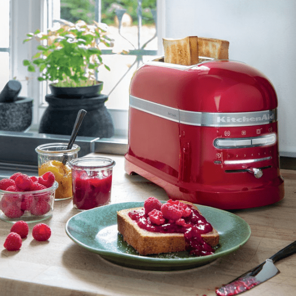 Тостер KitchenAid 5KMT2204ECA Красный 1250 Вт, Количество степеней обжаривания: 7 photo 8