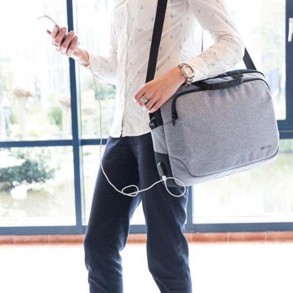 Geantă pentru laptop XD-Design Arata 15.6" Gray  photo 7