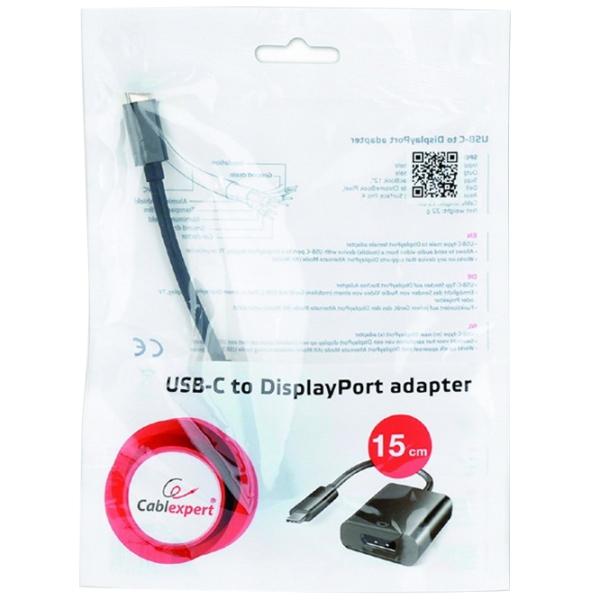 Adaptor Cablexpert A-CM-DPF-01 Black  photo 2