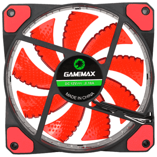 Ventilator de carcasă Gamemax GaleForce GMX-GF12R Red  photo 3
