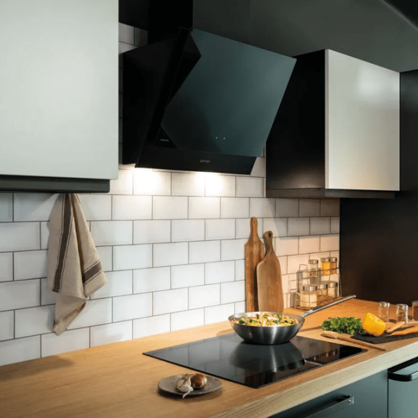 Hotă Gorenje WHI 6 SYB Black 60 cm, Recirculare, 650 m³/h photo 5