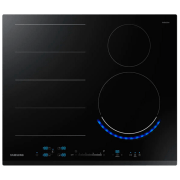 Plită încorporabilă cu inducție Samsung NZ64R9777GK/ W1 Black Vitroceramică, 7200 W