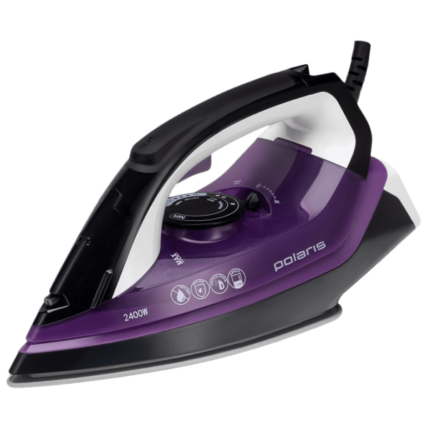 Fier de călcat Polaris PIR2485K Purple 2400 W, 45 g/min, 0.25 l, Ceramică photo 1