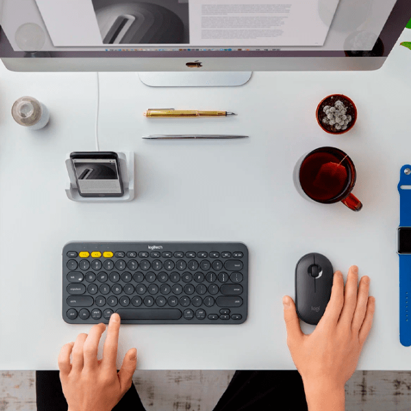 Мышь Logitech M350 Черный Беспроводные, 1000 dpi photo 4