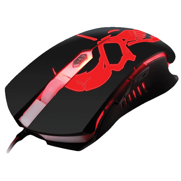 Mouse Qumo Axe Black Cu fir / 2400 dpi photo 2