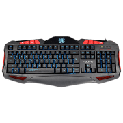 Tastatură Qumo Axe Black Gaming, Cu fir