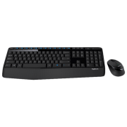 Клавиатура Logitech MK345 Черный Для дома и офиса, Беспроводные