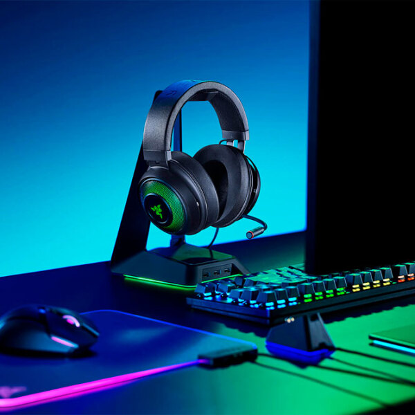 Căști Razer Kraken Ultimate Black Cu fir/ Gaming/ Over the ear photo 6