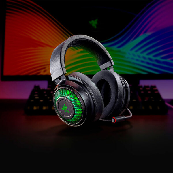Căști Razer Kraken Ultimate Black Cu fir/ Gaming/ Over the ear photo 7