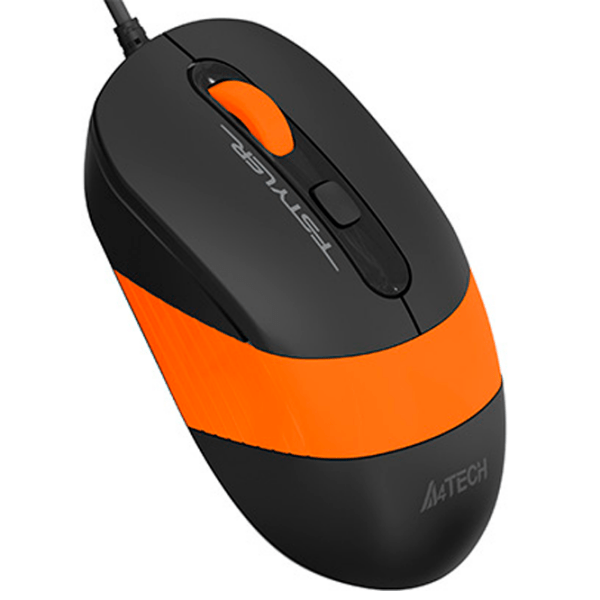Mouse A4Tech FM10 Orange Cu fir, 1600 dpi photo 2