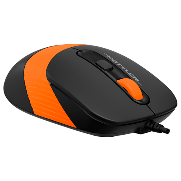 Mouse A4Tech FM10 Orange Cu fir, 1600 dpi photo 3