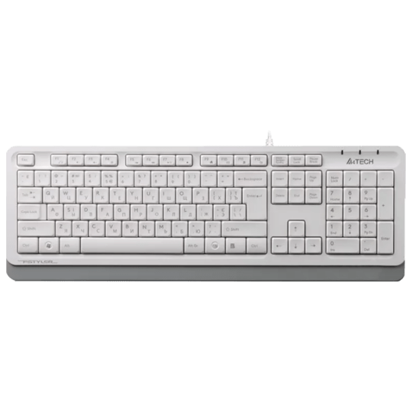 Клавиатура A4Tech FK10 Белый Для дома и офиса, Проводная photo 1