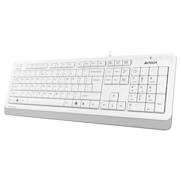 Клавиатура A4Tech FK10 Белый Для дома и офиса, Проводная photo 2