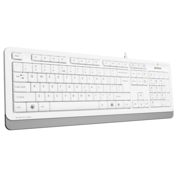 Клавиатура A4Tech FK10 Белый Для дома и офиса, Проводная photo 3