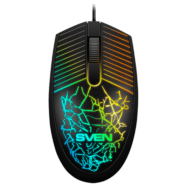 Mouse Sven RX-70 Black Cu fir, 1200 dpi photo 1