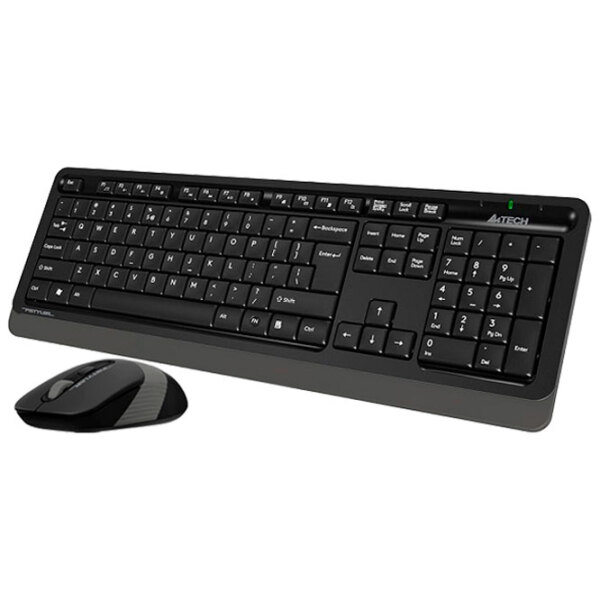 Клавиатура и Мышь A4Tech FG1010 Серый Для дома и офиса, Беспроводные photo 3