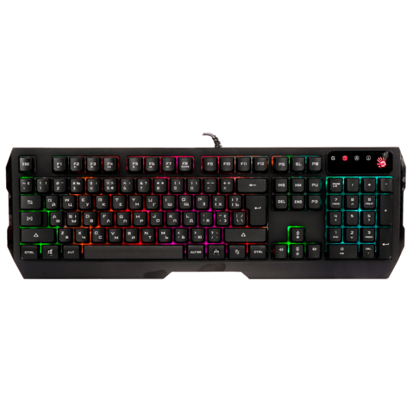 Tastatură A4Tech Bloody Q135 Black Gaming, Cu fir photo 1