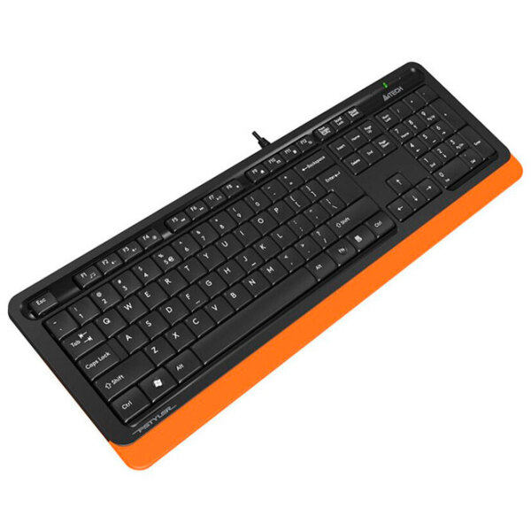 Клавиатура A4Tech FK10 Оранжевый Для дома и офиса, Проводная photo 4