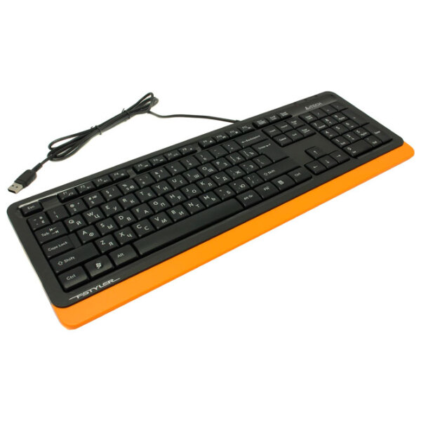 Клавиатура A4Tech FK10 Оранжевый Для дома и офиса, Проводная photo 5