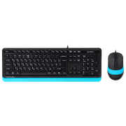 Клавиатура A4Tech F1010 Синий Для дома и офиса, Проводная