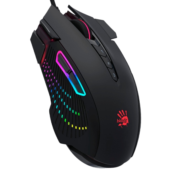 Mouse A4Tech J90 Black Cu fir / 5000 dpi photo 2