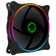 Ventilator de carcasă Gamemax FN-12RAINBOW-N Black 