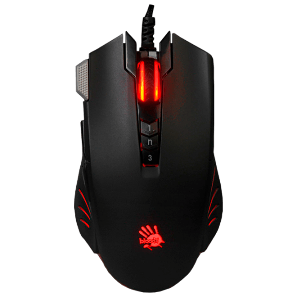Mouse A4Tech V9MA Black Cu fir / 6200 dpi photo 1