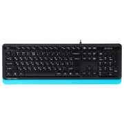 Клавиатура A4Tech FK10 Синий Для дома и офиса, Проводная