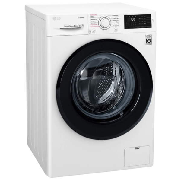 Mașină de spălat LG F4M5TS6W White 8 kg, 1400 rpm, A+ photo 2