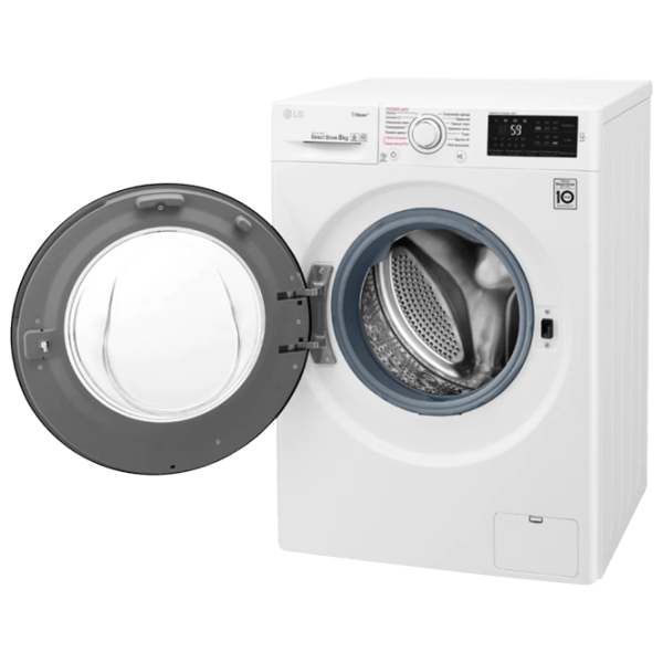 Mașină de spălat LG F4M5TS6W White 8 kg, 1400 rpm, A+ photo 7