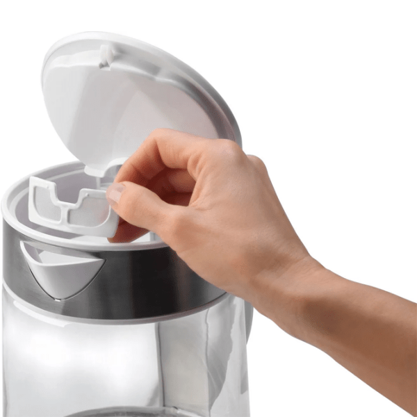 Ceainic electric Gorenje Kettle K17GWE White 2200 W, 1.7l, Material interior: Sticlă photo 4