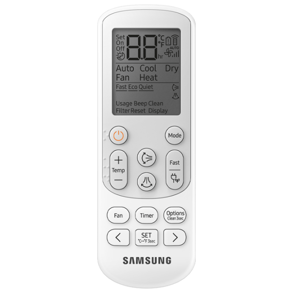 Кондиционер Samsung AR18TSHYAWKNER Белый 40 м2 | 18000 БТЕ | Белый photo 8