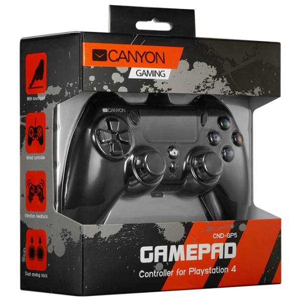 Gamepad Canyon CND-GP5 Black Cu fir / 22 buttons photo 4