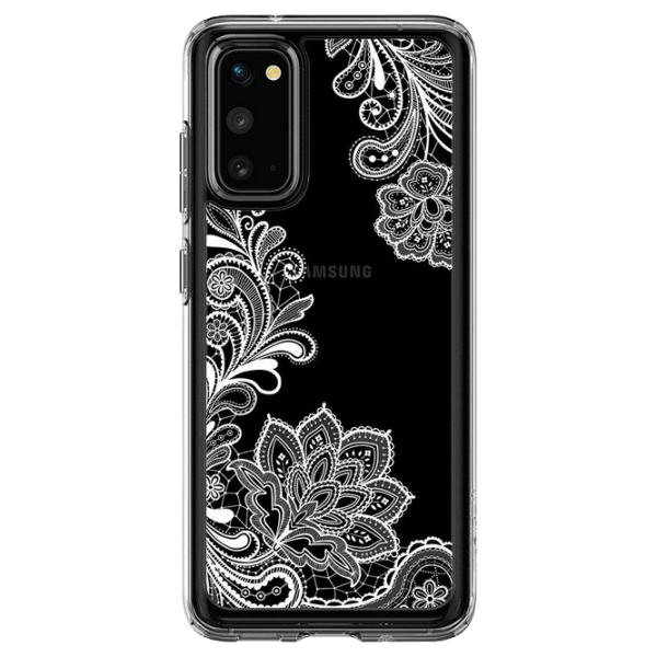 Husă pentru smartphone Samsung Galaxy S20 (Mandala) White Transparent Spigen, TPU, Back photo 1