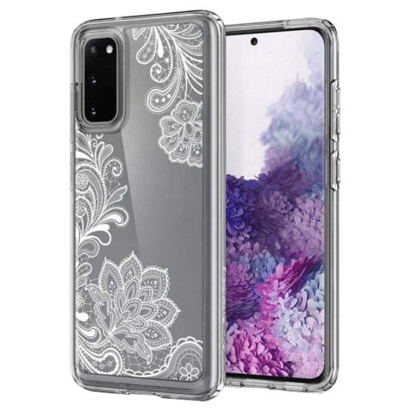 Husă pentru smartphone Samsung Galaxy S20 (Mandala) White Transparent Spigen, TPU, Back photo 4